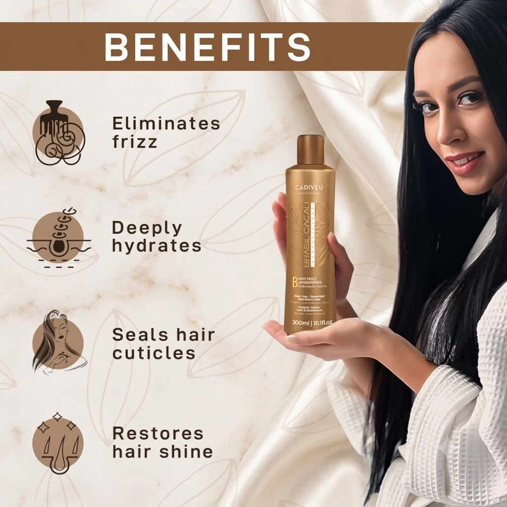 Cadiveu Professional Brasil Cacau Anti-Frizz Conditioner (300ml)
