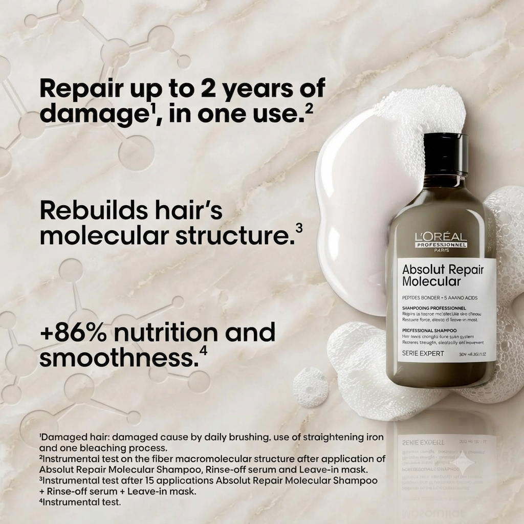 LOREAL PROFESSIONAL ABSOLUT REPAIR MOLECULAR 300ML