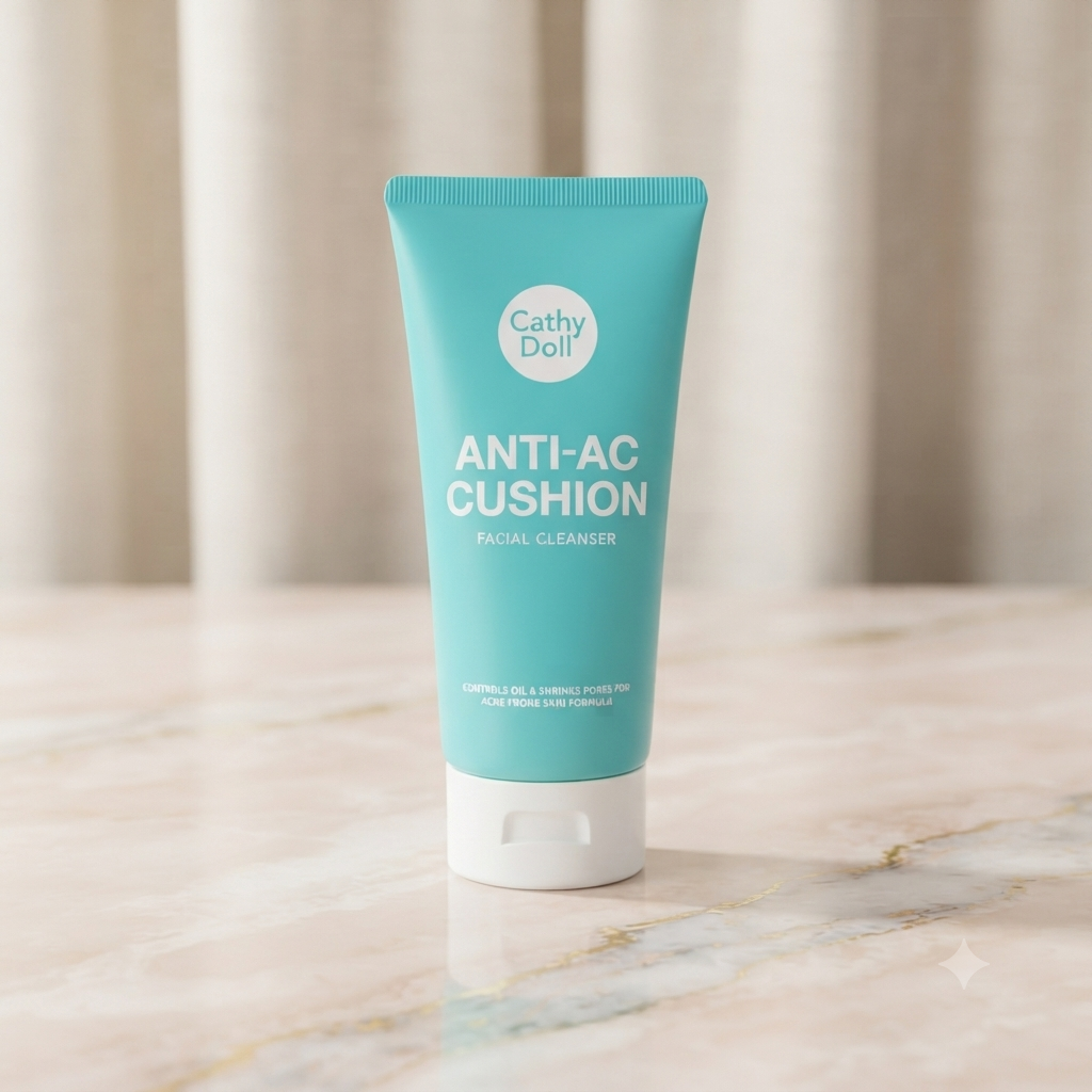 CATHY DOLL ANTI-AC CUSHION FACIAL CLEANSER 120ML
