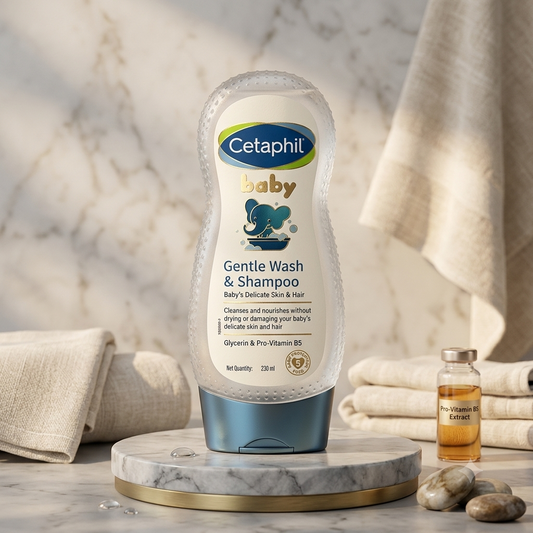 CETAPHIL BABY GENTLE WASH & SHAMPOO BABY'S DELICATE SKIN & HAIR 230ML