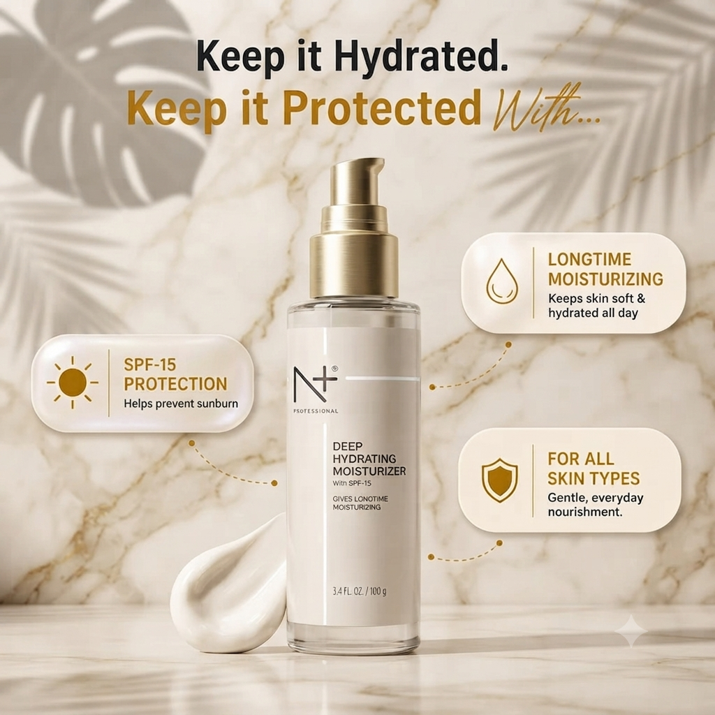 N+ PROFESSIONAL DEEP HYDRATING MOISTURIZER 100ML