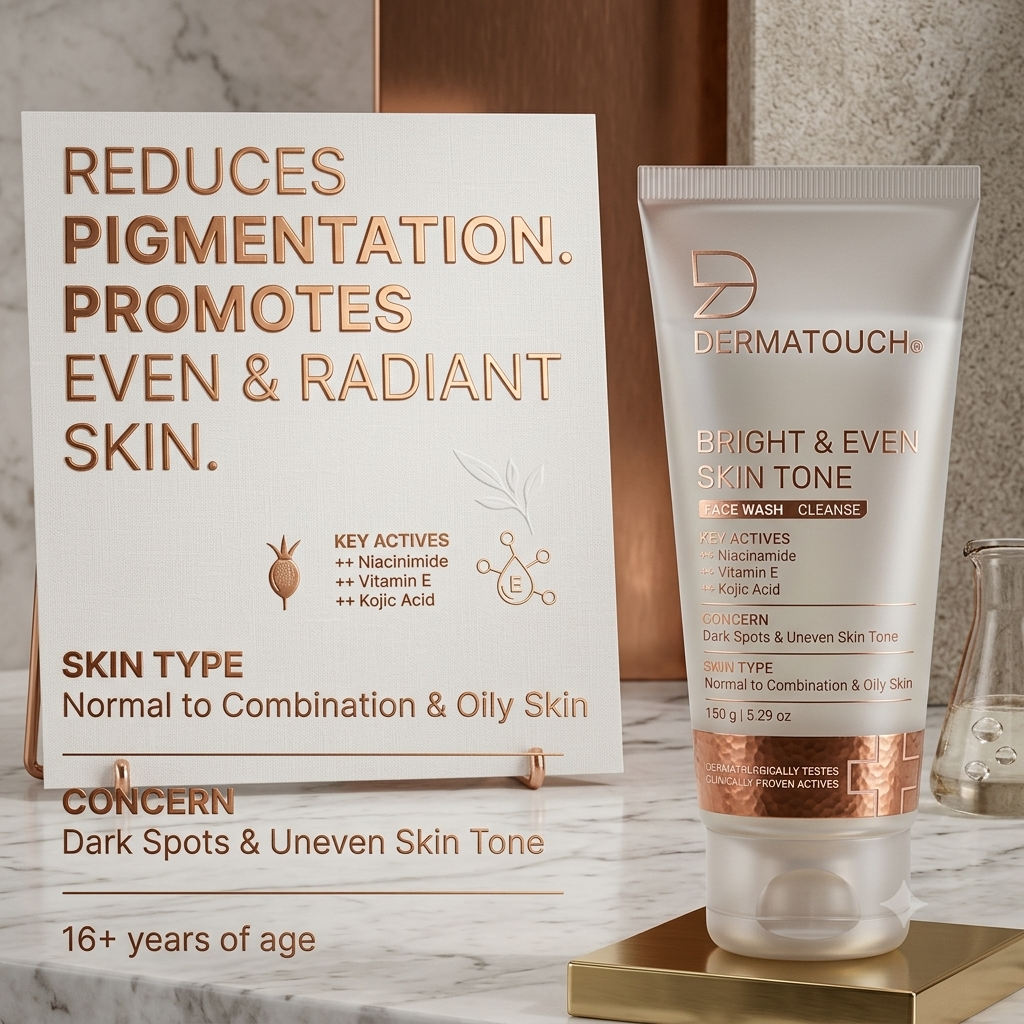 DERMATOUCH BRIGHT & EVEN SKIN TONE FACE WASH 150G