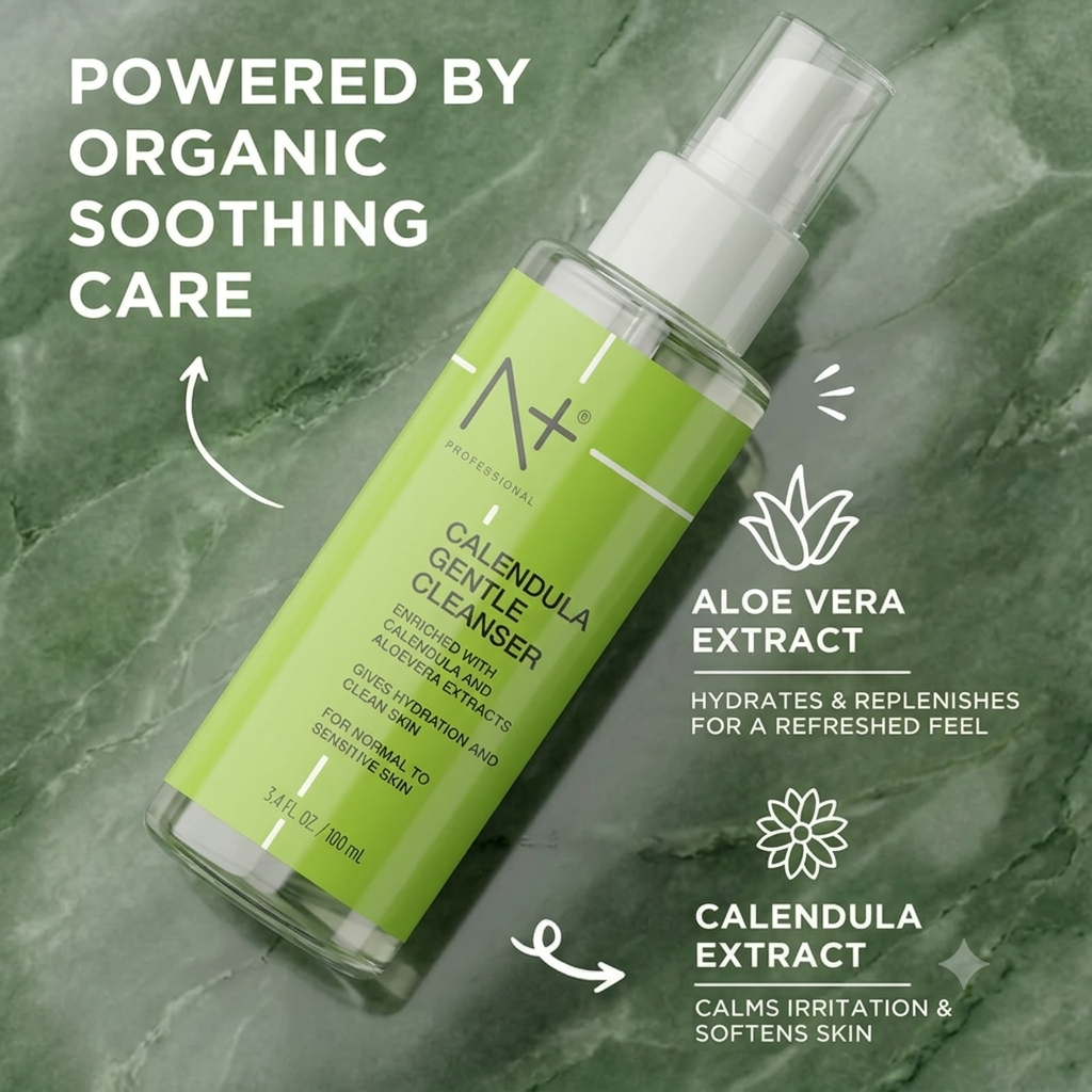 N+ PROFESSIONAL CALENDULA GENTLE CLEANSER 100G