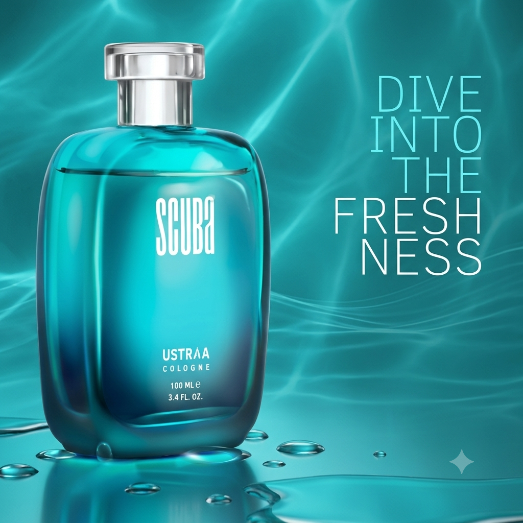 Ustraa Eau De Cologne Scuba  – 100ml