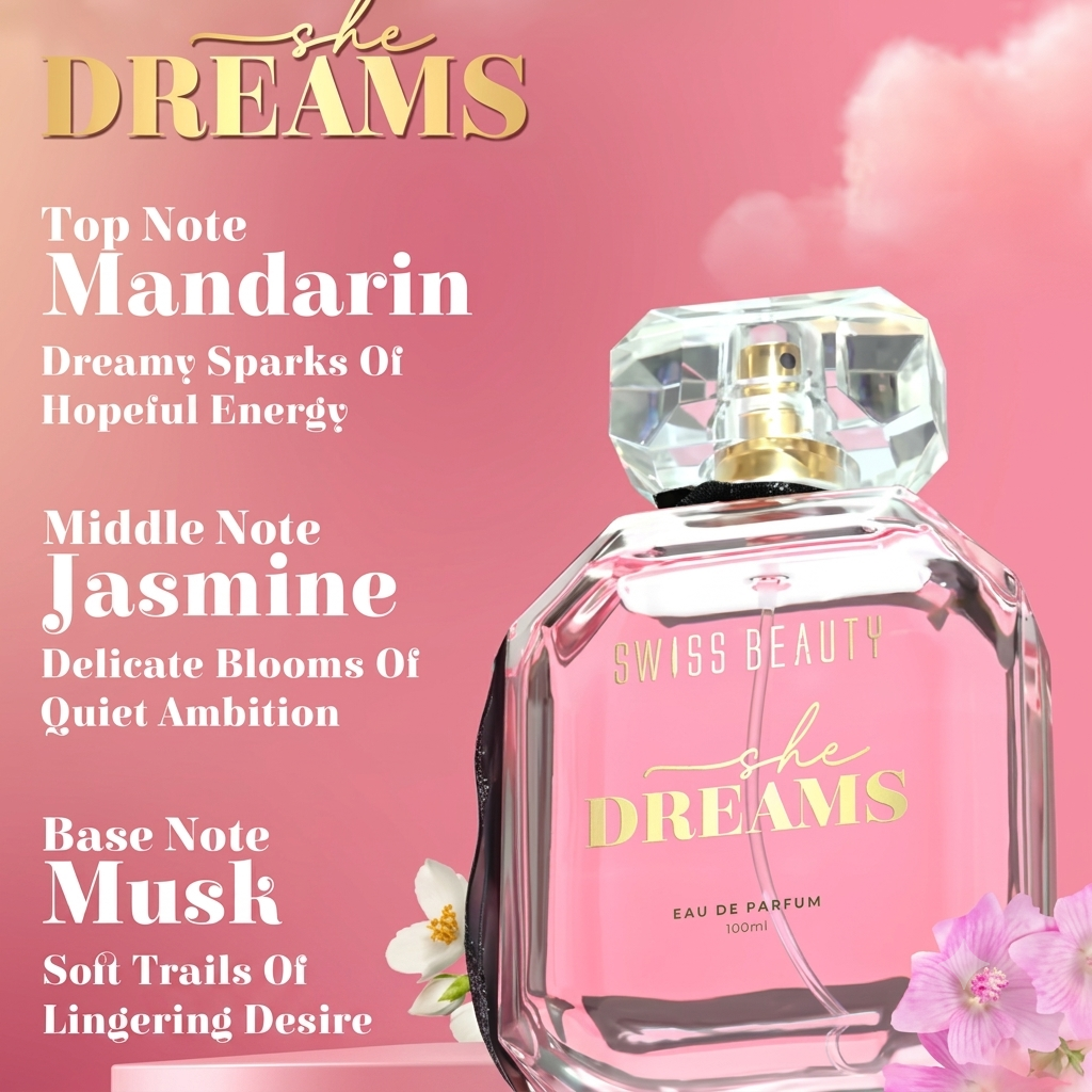 Swiss Beauty She Dreams Eau de Parfum – 100ml