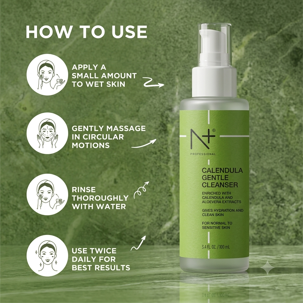 N+ PROFESSIONAL CALENDULA GENTLE CLEANSER 100G