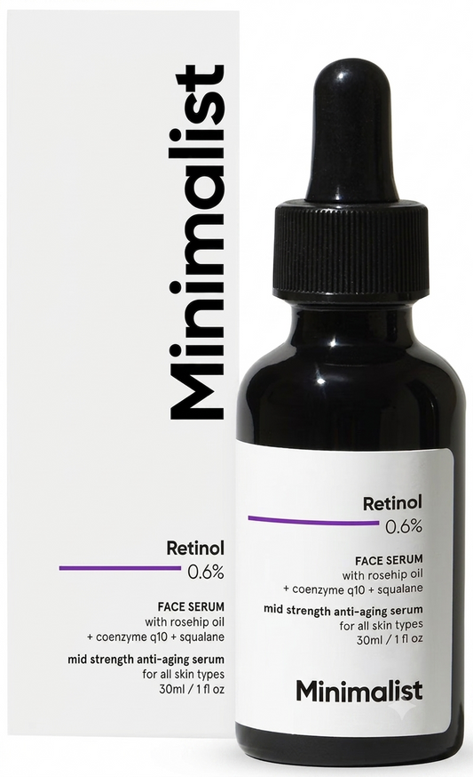 MINIMALIST RETINOL 0.6% FACE SERUM 30ML