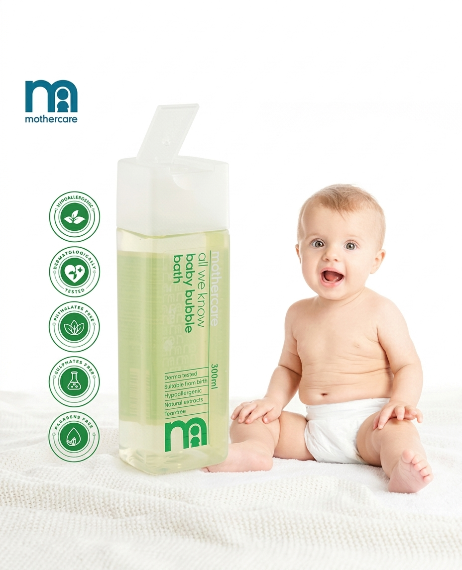 MOTHERCARE ALL WE KNOW BABY BUBBLE BATH 300ML