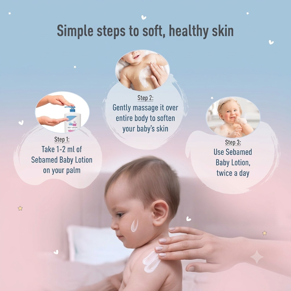 Sebamed baby body lotion 200ml
