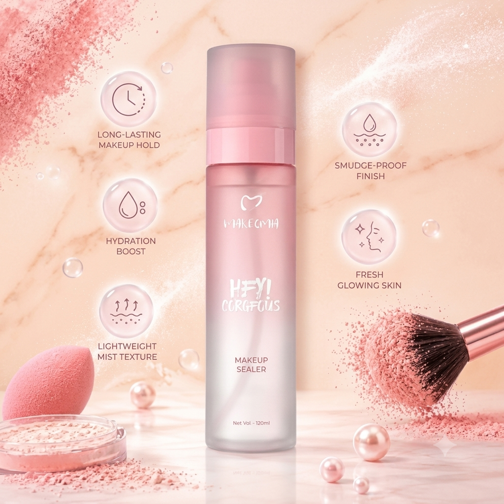 Makezmia Hey! Gorgeous Makeup Sealer – 100ml