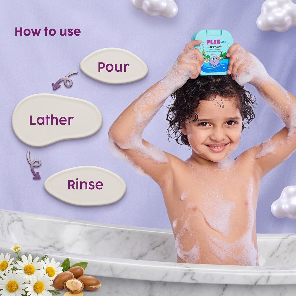 PLIX KIDS HAPPY HAIR GENTLE SHAMPOO 180ML