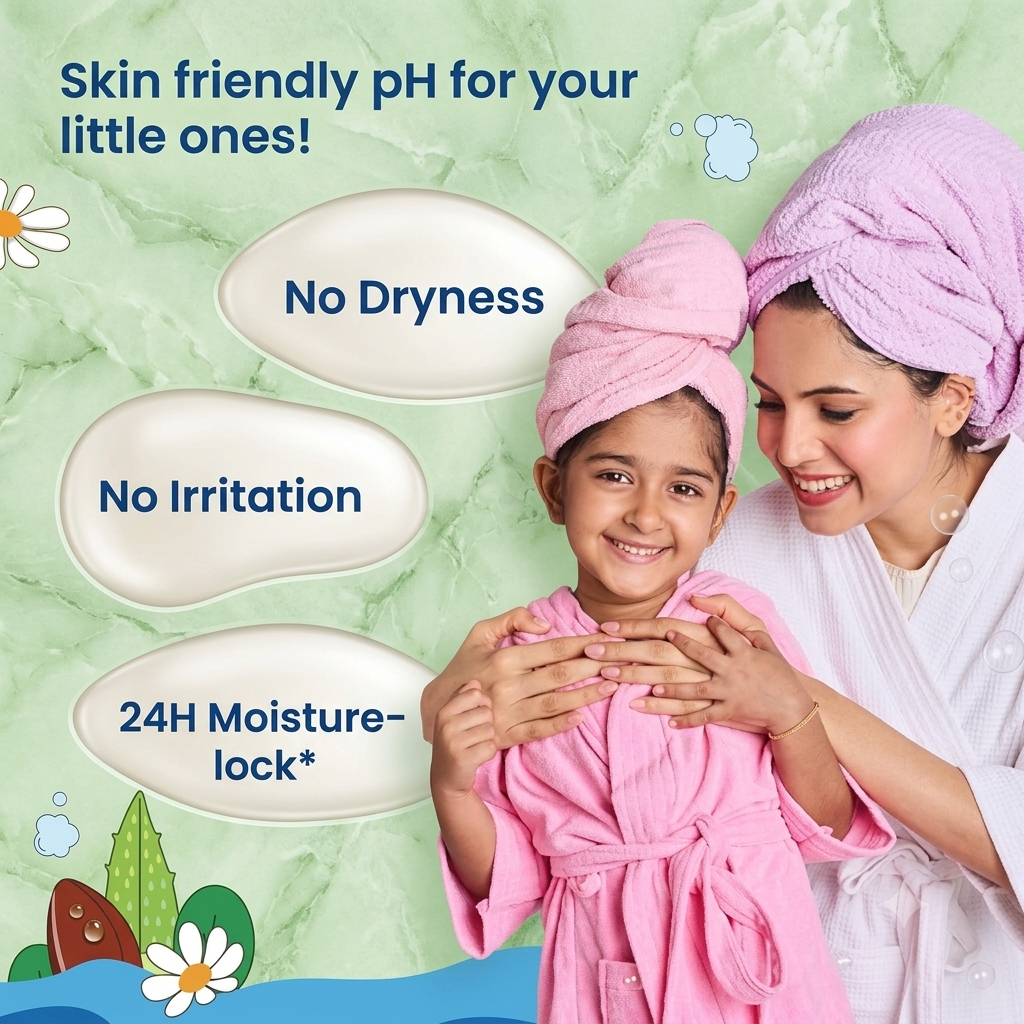 PLIX KIDS BUBBLE SPLASH NOURISHING BODYWASH 280ML