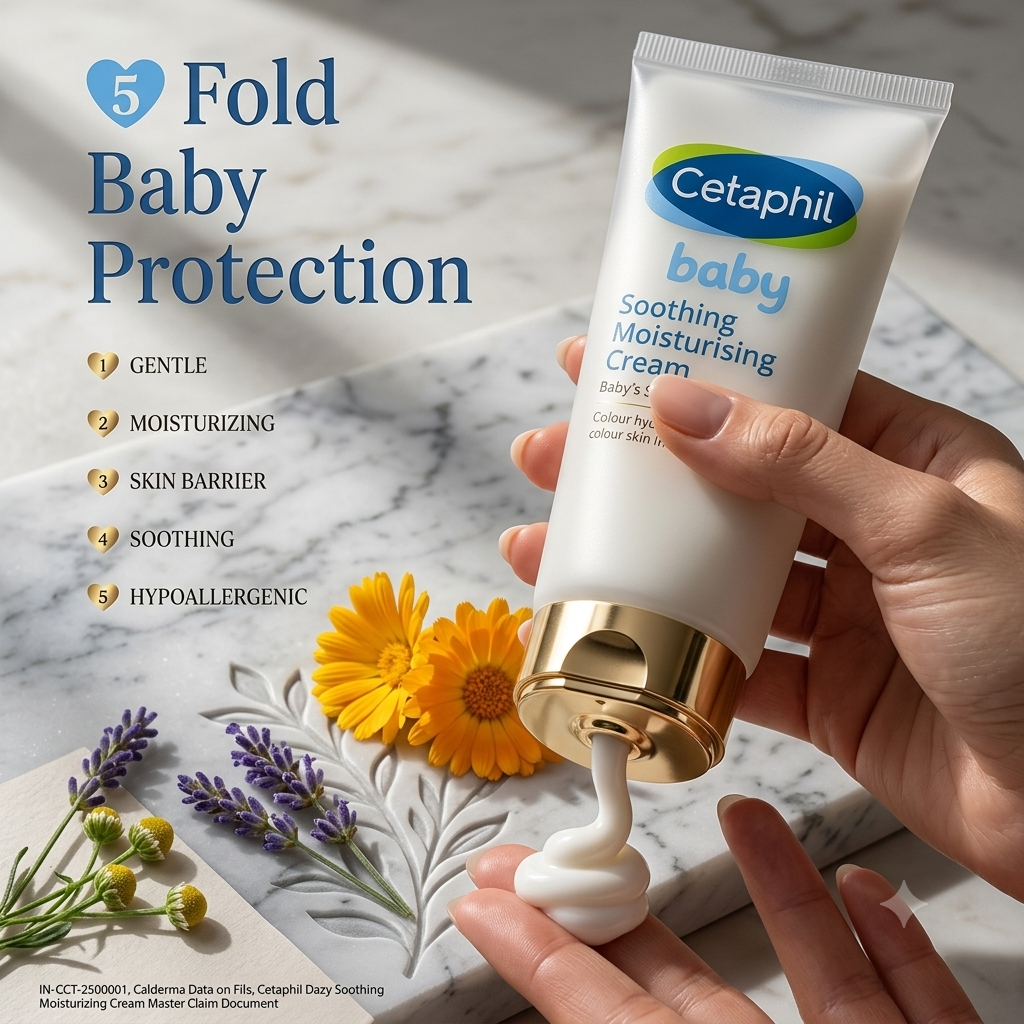 CETAPHIL BABY SOOTHING MOISTURISING CREAM 100G