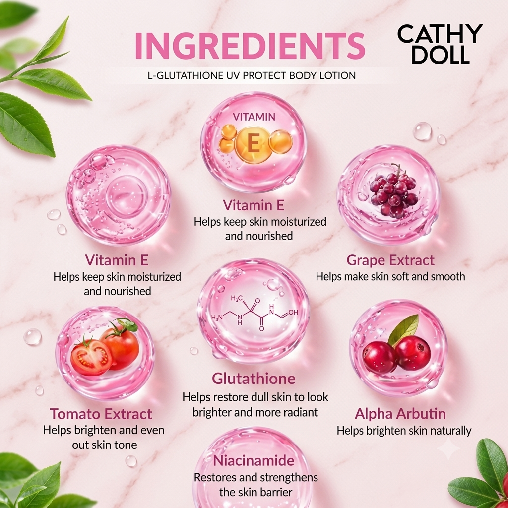 CATHY DOLL L-GLUTATHIONE UV PROTECT BODY LOTION 500ML