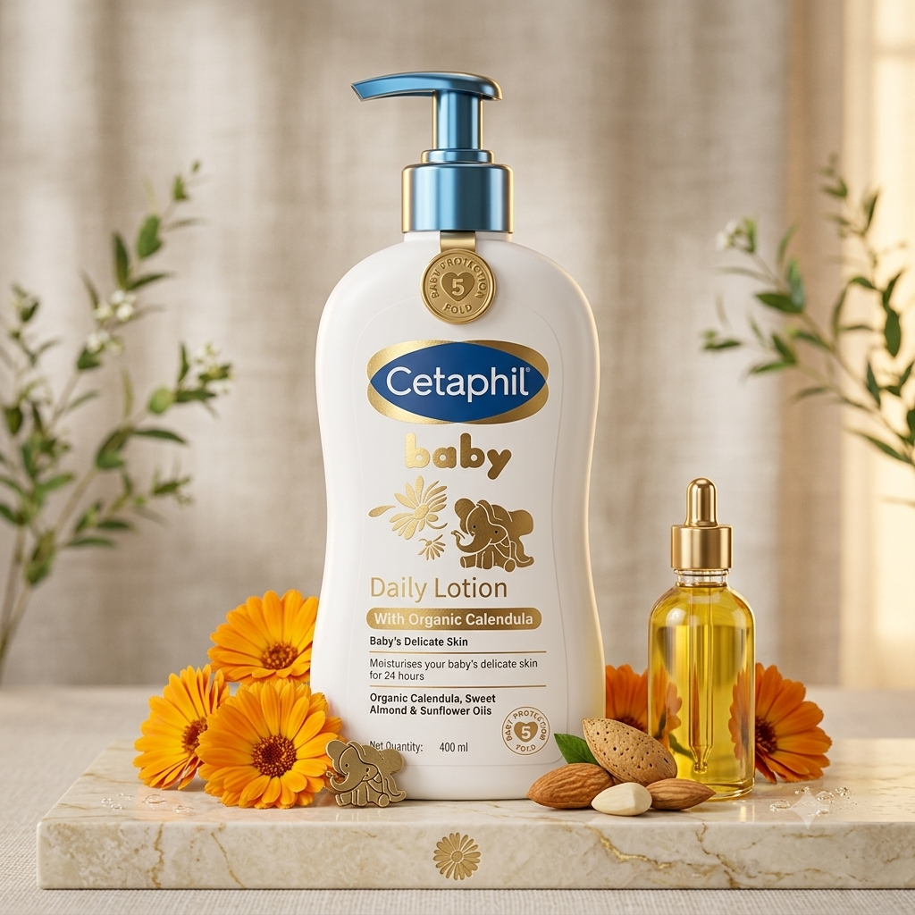 CETAPHIL BABY DAILY LOTION WITH ORGANIC CALENDULA 400ML