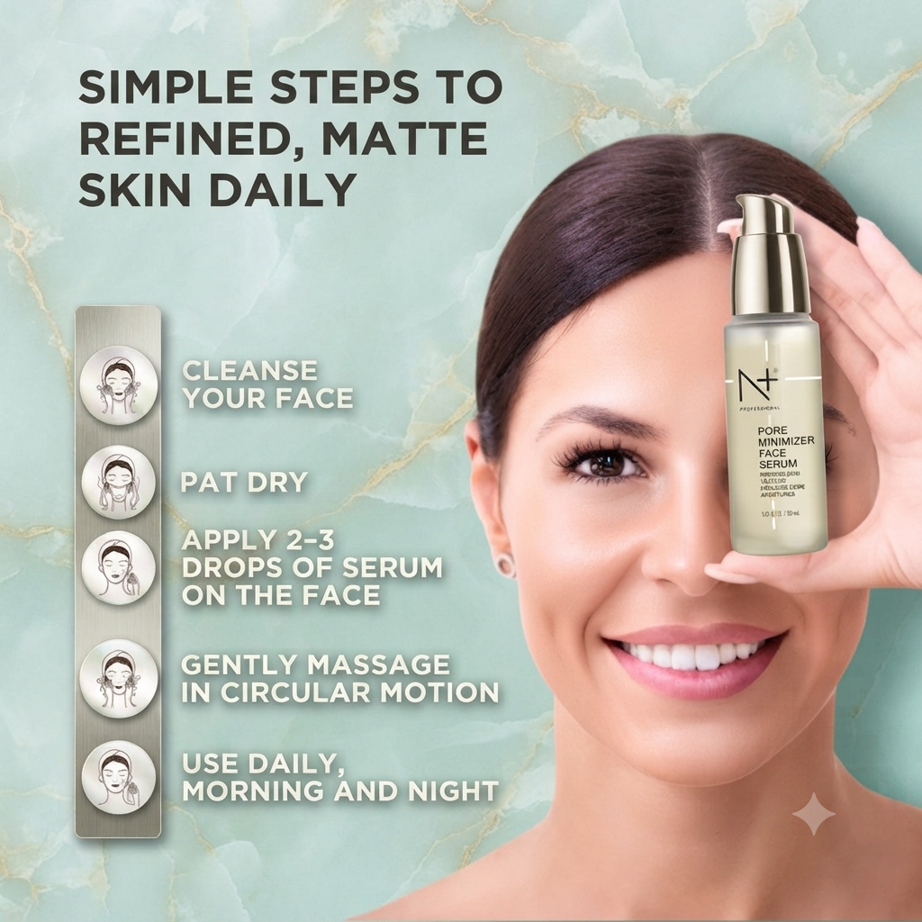 N+ PROFESSIONAL PORE MINIMIZER FACE SERUM 30ML