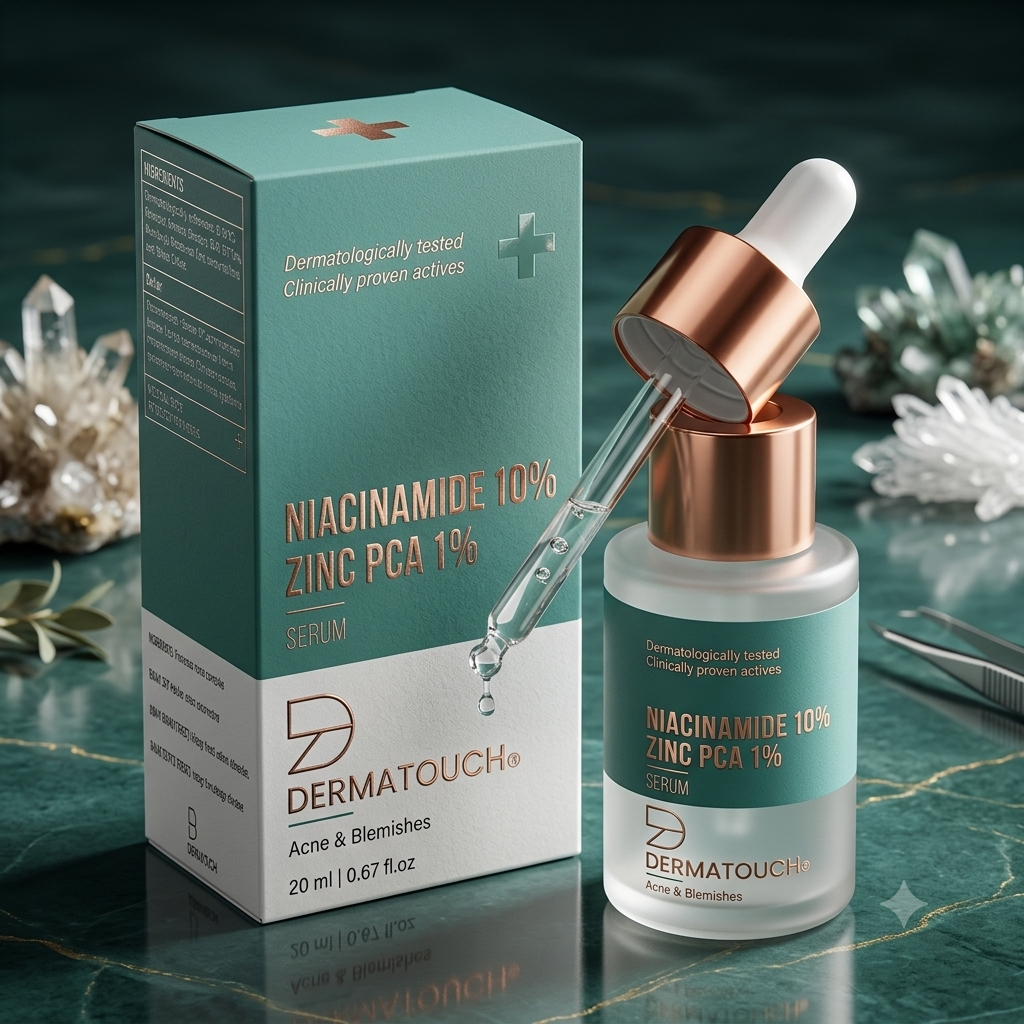 DERMATOUCH NIACINAMIDE 10% ZINC PCA 1% SERUM 20ML