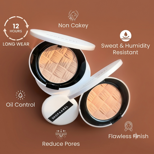 SHOPAAREL TRUE MATTE COMPACT POWDER CP01 , CP02 & CP03
