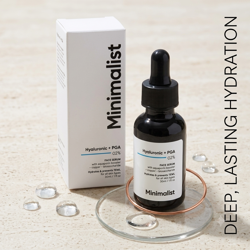 MINIMALIST HYALURONIC 02% FACE SERUM 30ML