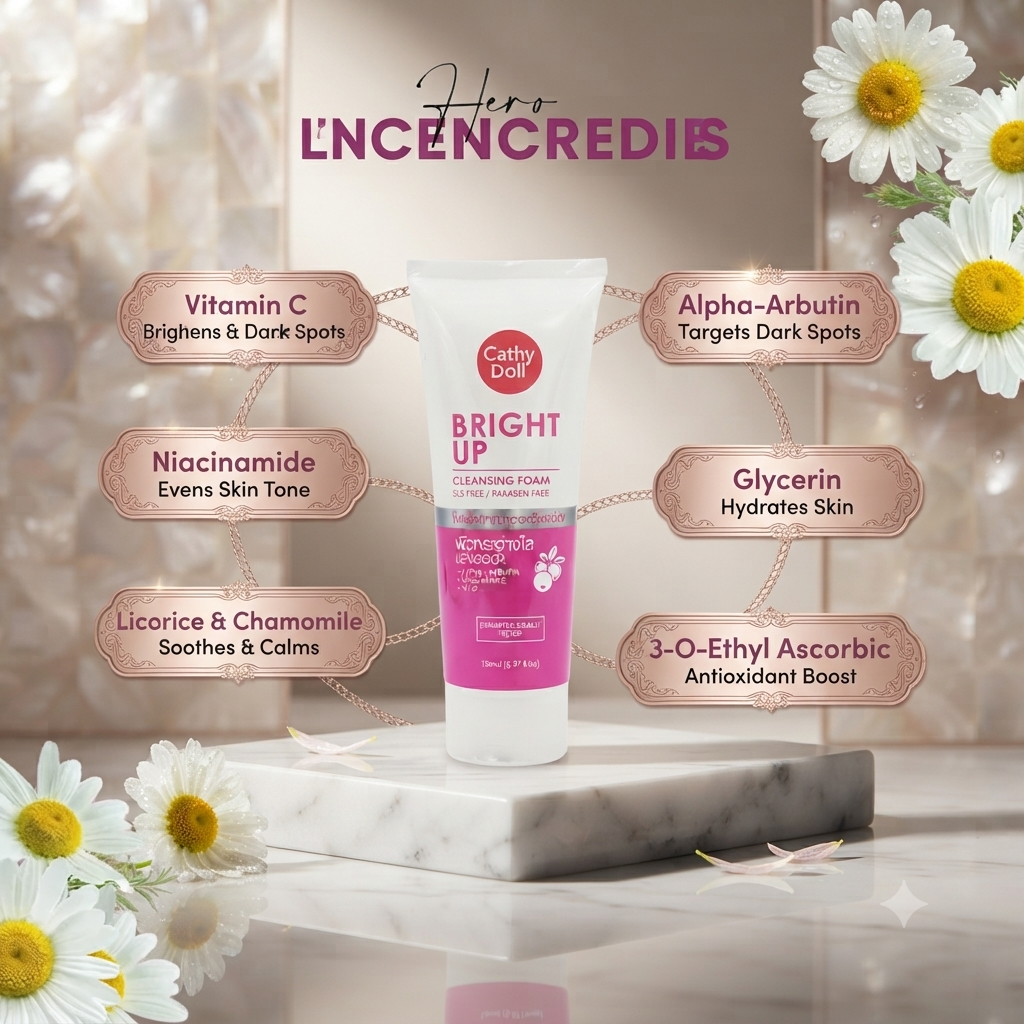 CATHY DOLL BRIGHT UP CLEANSING FOAM 150ML