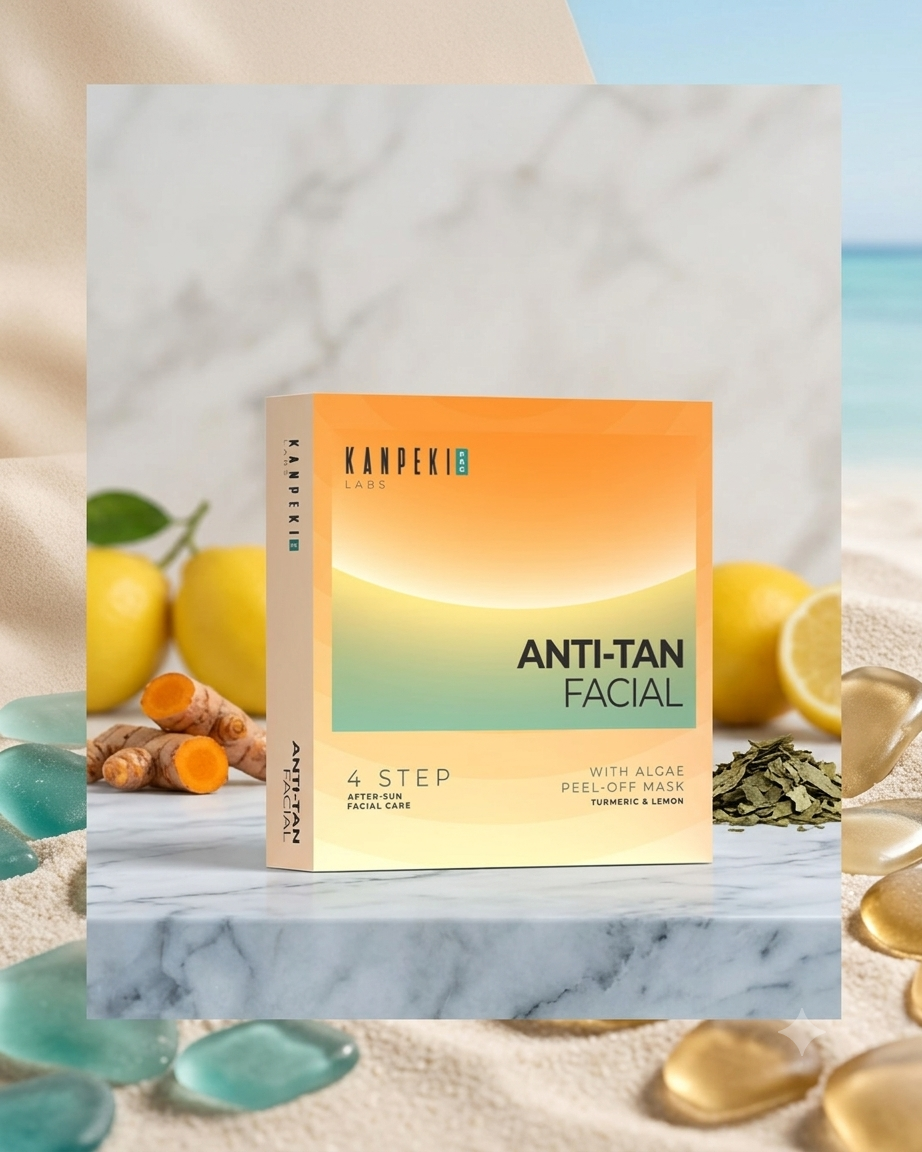 Kanpeki Pro Anti-Tan – 4 Steps Facial Kit