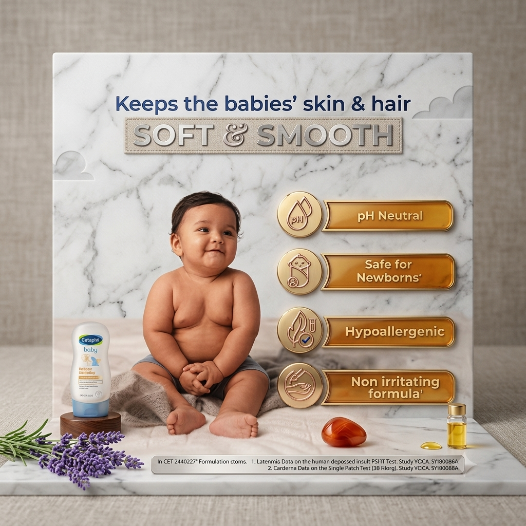 CETAPHIL BABY WASH & SHAMPOO WITH ORGANIC CALENDULA 230ML
