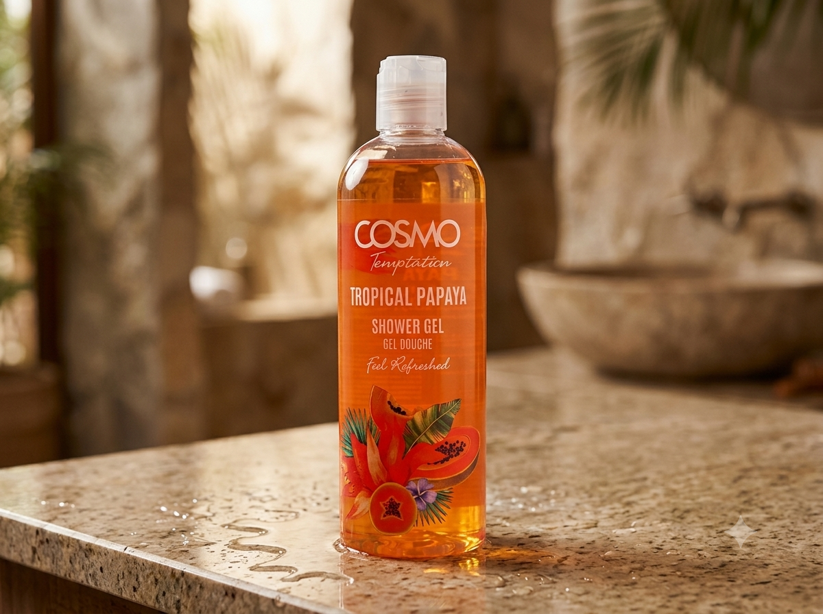 Cosmo Temptation Tropical Papaya Shower Gel 480ml