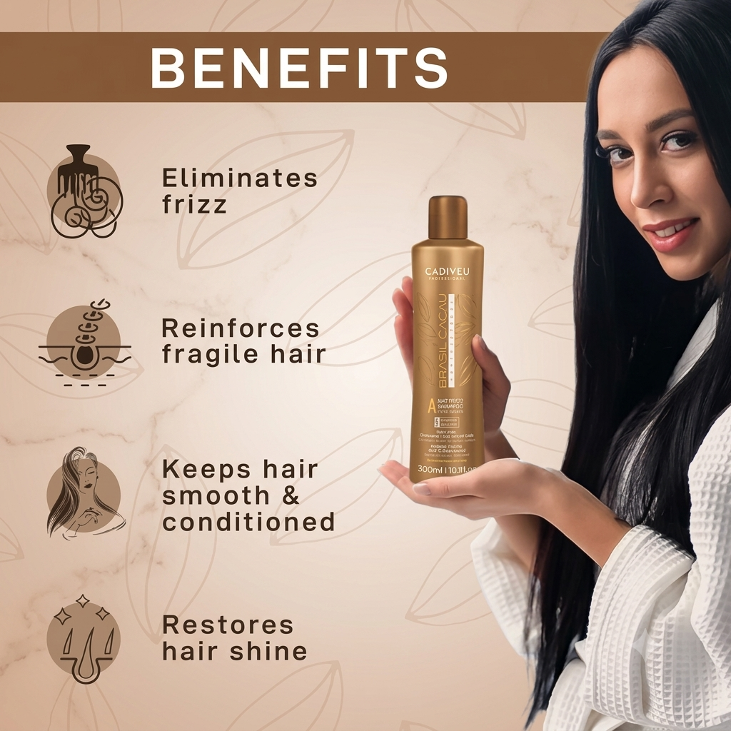 Cadiveu Professional Brasil Cacau Anti-Frizz Shampoo (300ml)