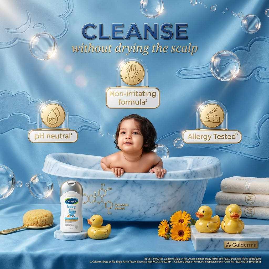 CETAPHIL BABY SHAMPOO BABY'S DELICATE HAIR 200ML