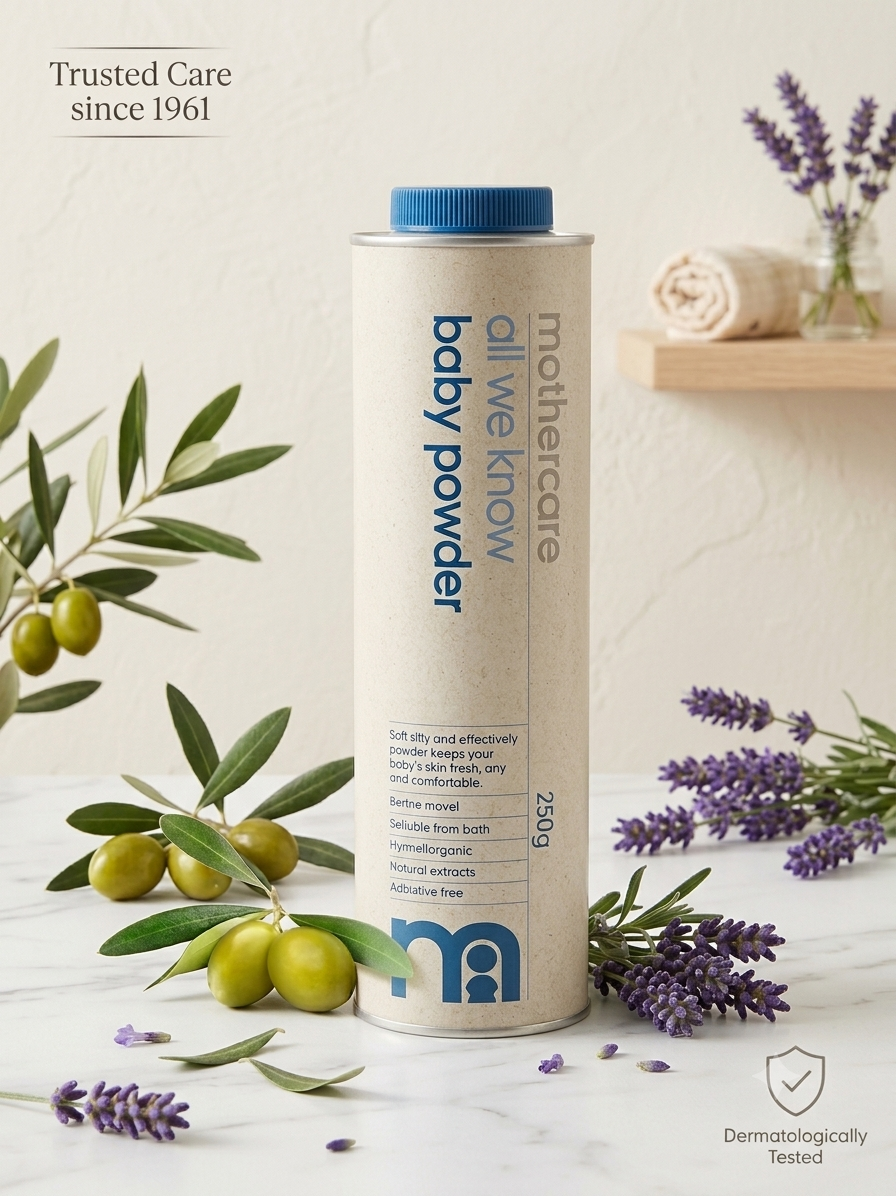 MOTHERCARE ALL WE KNOW BABY POWDER 250G