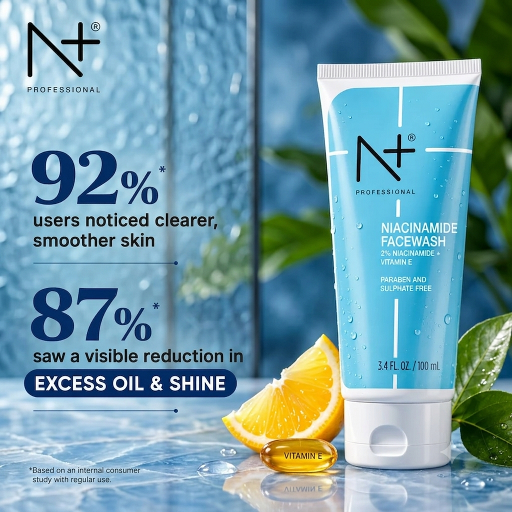 N+ PROFESSIONAL NIACINAMIDE FACEWASH 100ML