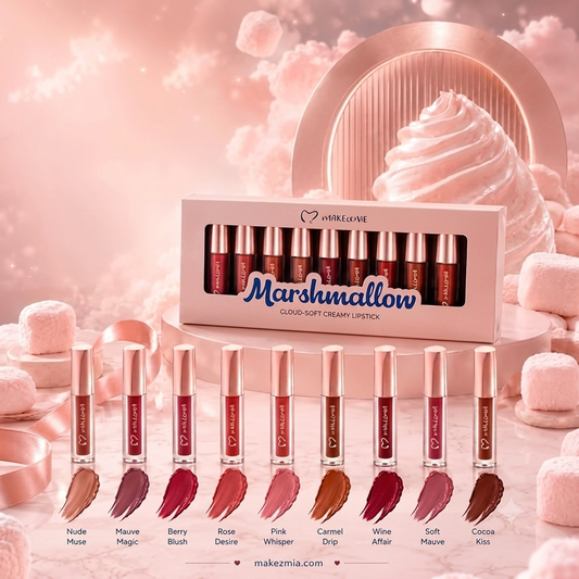 MAKEZMIA MARSHMALLOW CLOUD - SOFT CREAMY LIPSTICK