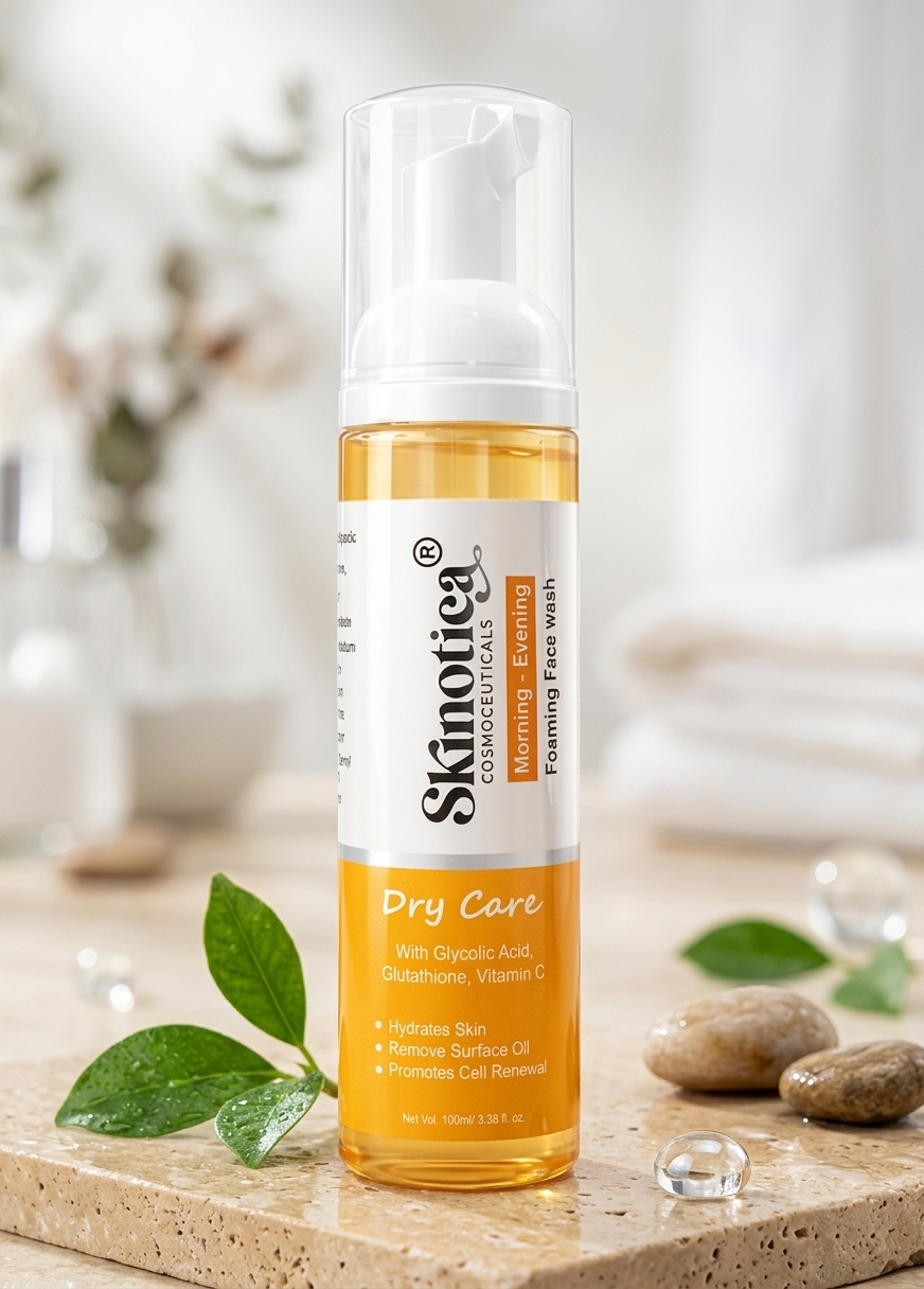 SKINOTICA COSMOCEUTICALS DRY CARE FOAMING FACE WASH 60ML