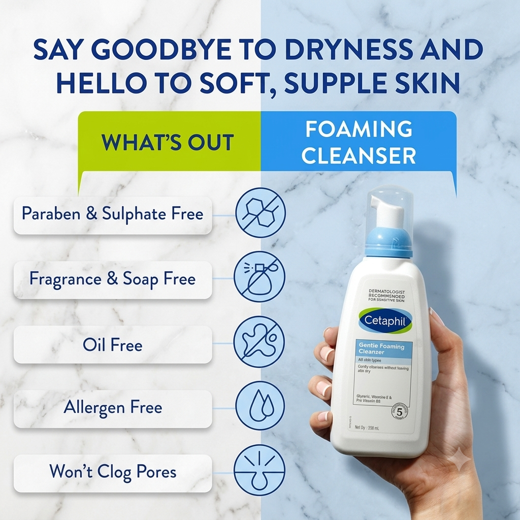CETAPHIL GENTLE FOAMING CLEANSER 236ML