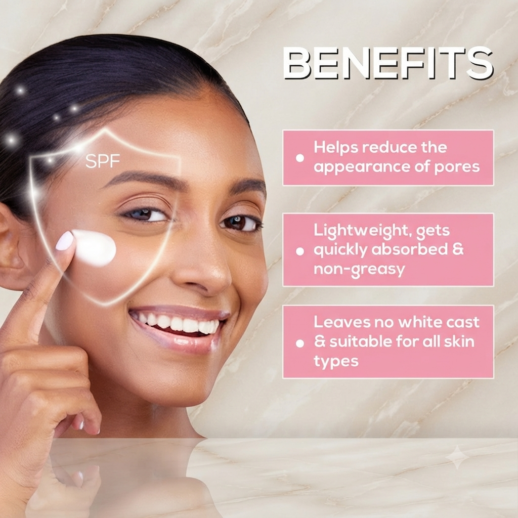 RENEE PORE MINIMISING SPF 70 SUNSCREEN – 50ML