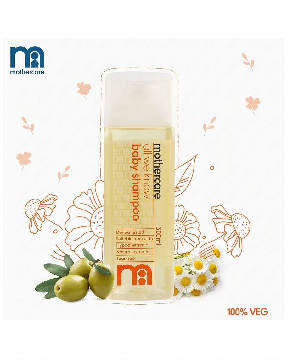 MOTHERCARE ALL WE KNOW BABY SHAMPOO 300ML