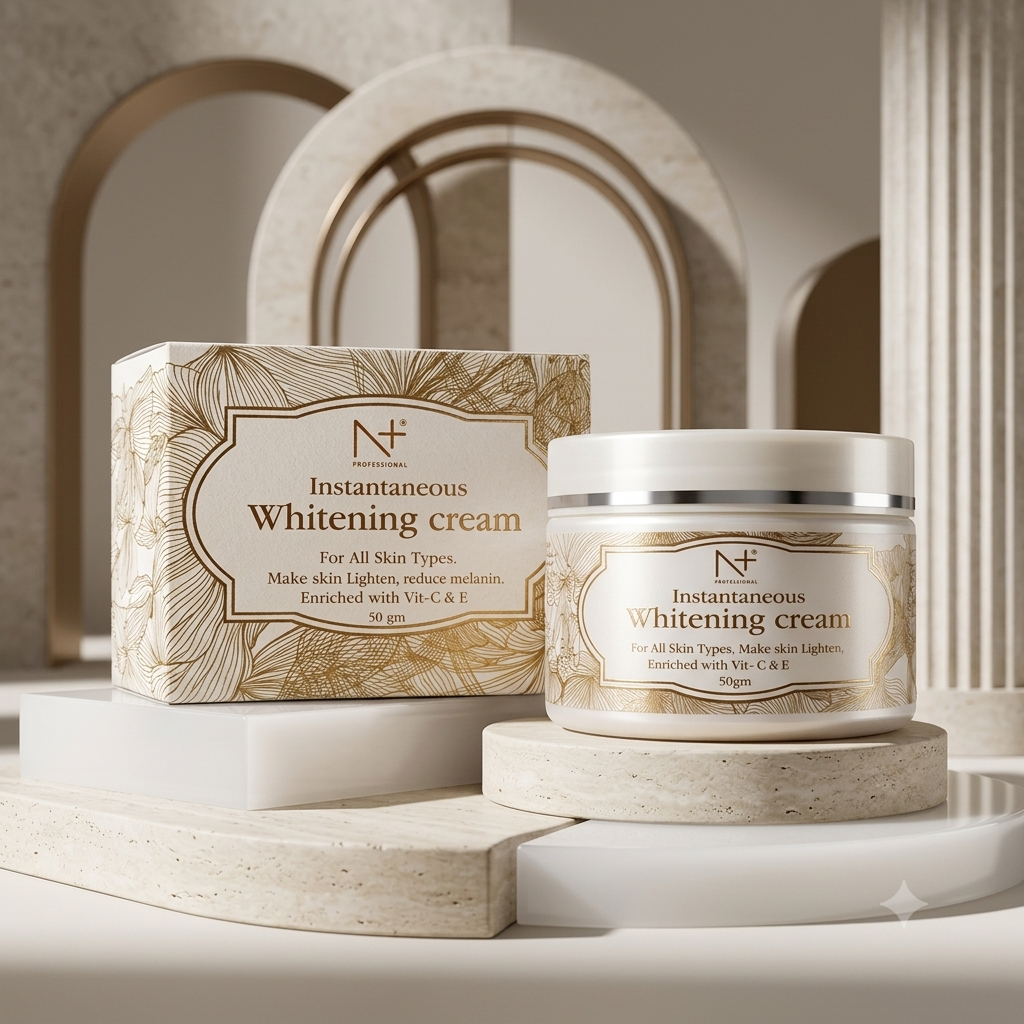 N+ PROFESSIONAL INSTANTANEOUS WHITENING CREAM 50GM