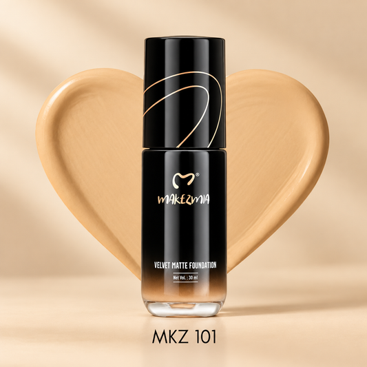 Makezmia Velvet Matte Foundation – 30ml