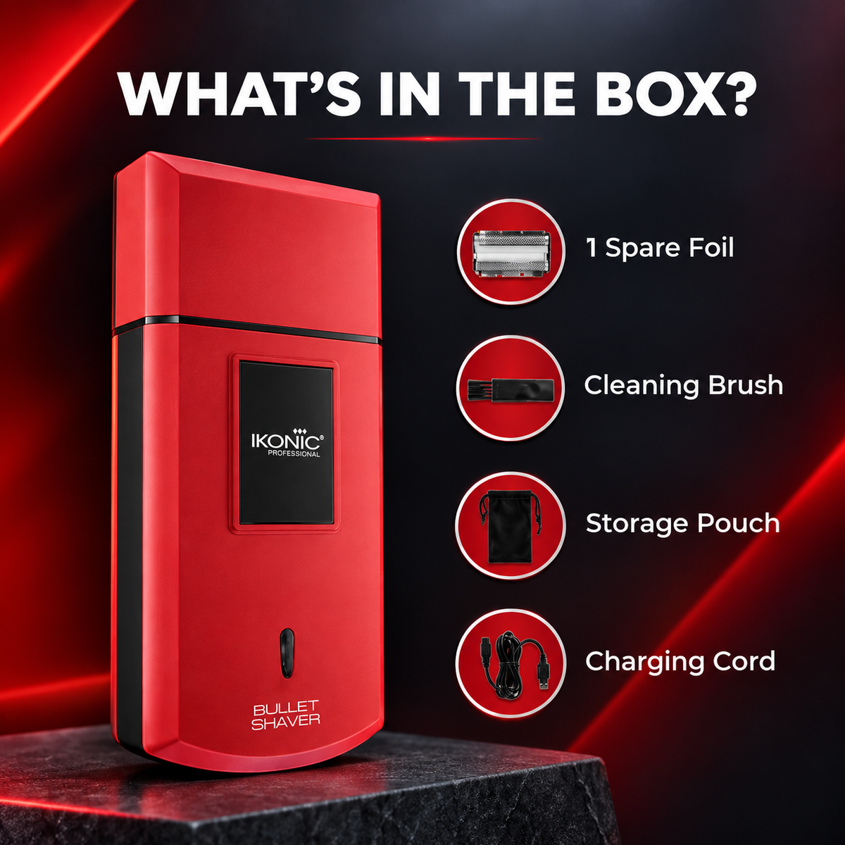 IKONIC Professional Bullet Shaver