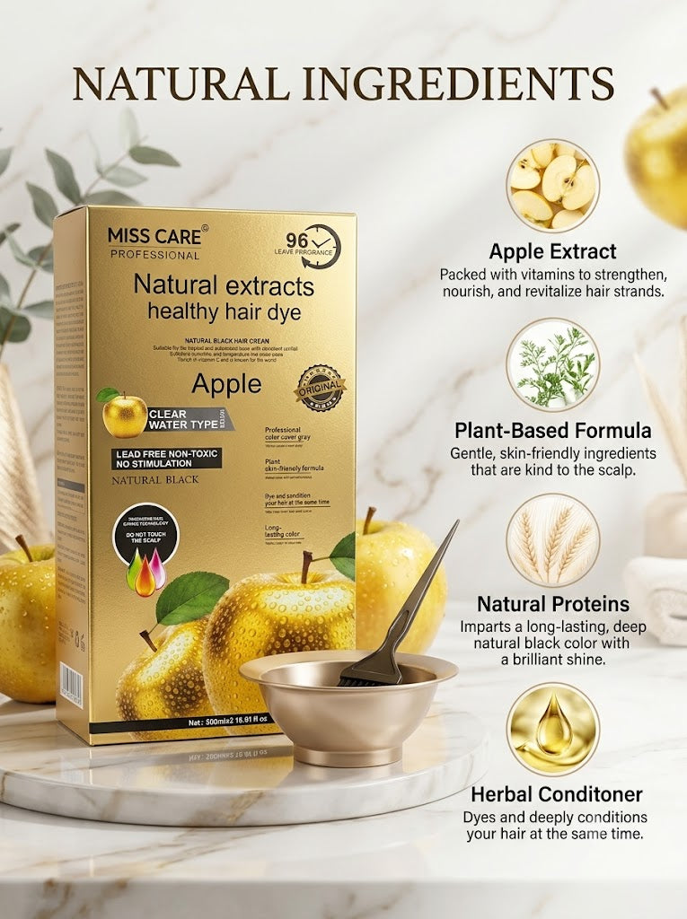 Miss Care Professional Natural Extracts Healthy Hair Dye 500ml × 2