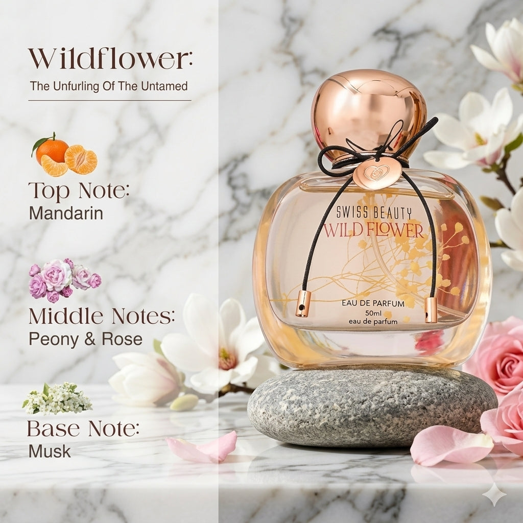 Swiss Beauty Wild Flower Eau de Parfum 50ml