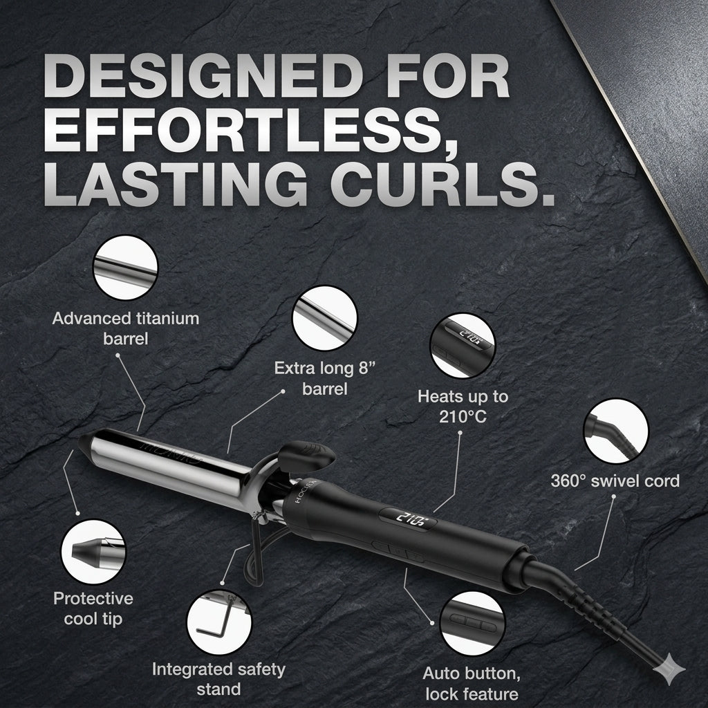 IKONIC Professional Hair Curler Curling Tong CT-28 2.0