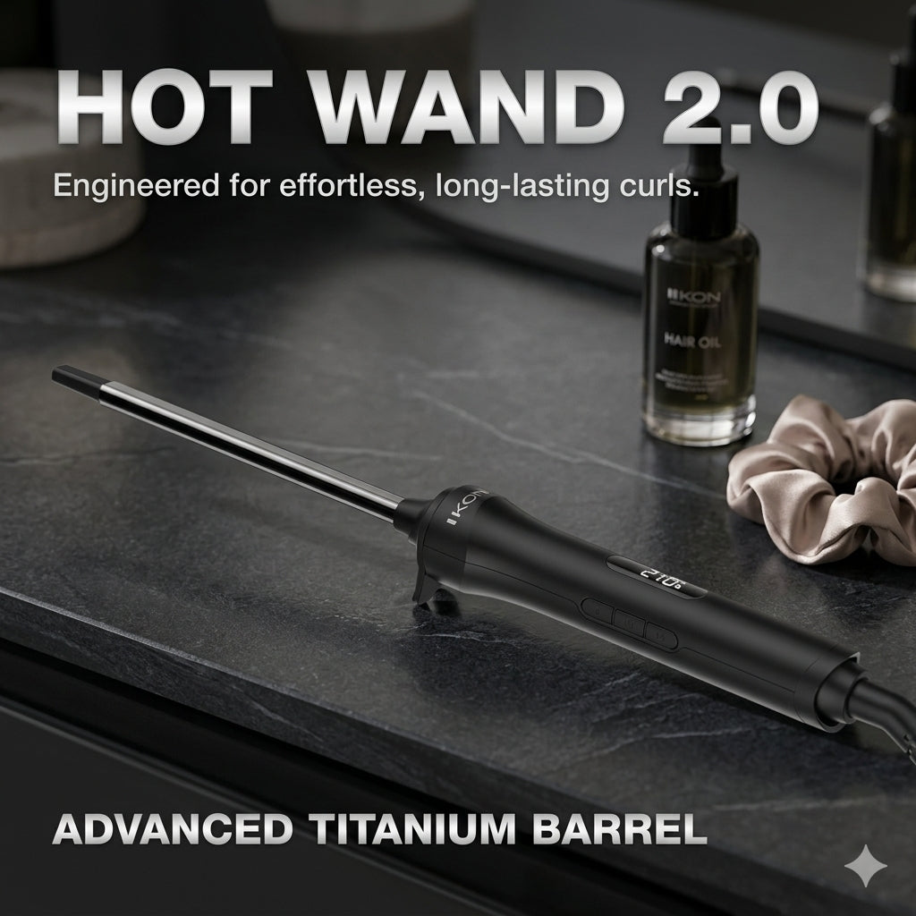 IKONIC Professional Hair Curler Hot Wand 2.0