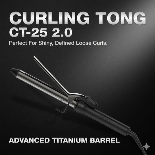 IKONIC Professional Hair Curler Curling Tong CT-25 2.0