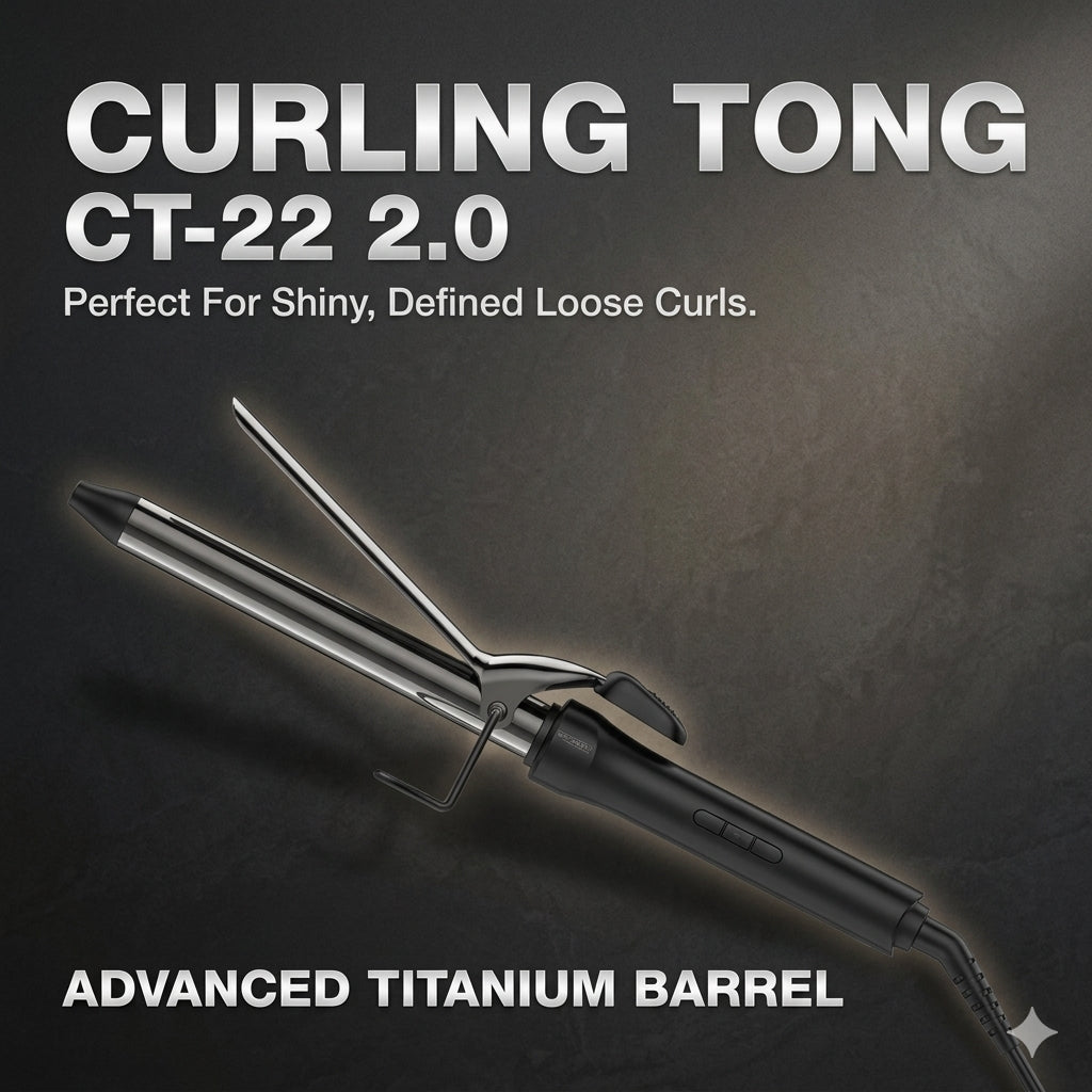 IKONIC Professional Hair Curler Curling Tong CT-22 2.0